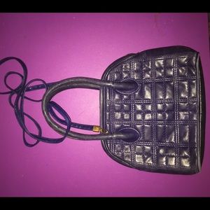 Mark Cross crossbody navy bag